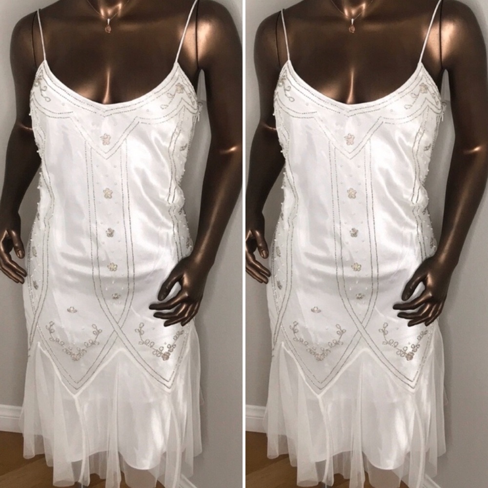 Flapper Great Gatsby roaring 20s style dress